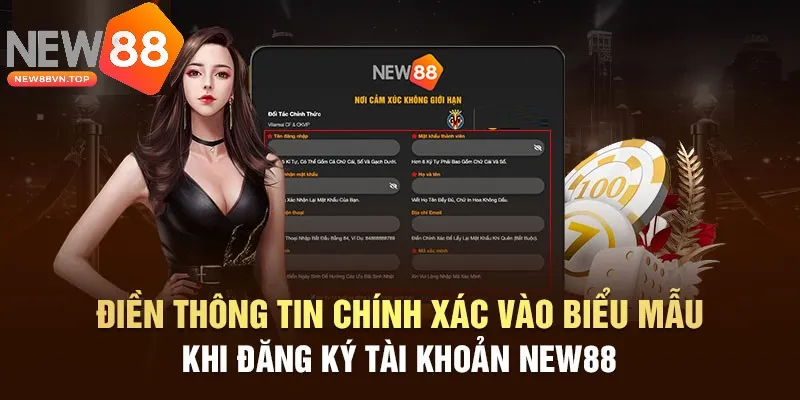 Hướng dẫn New88 đăng ký tài khoản siêu dễ dàng